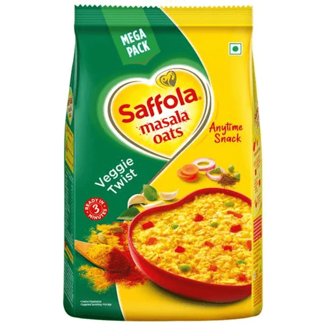 saffola veggie twist masala oats 500 gm