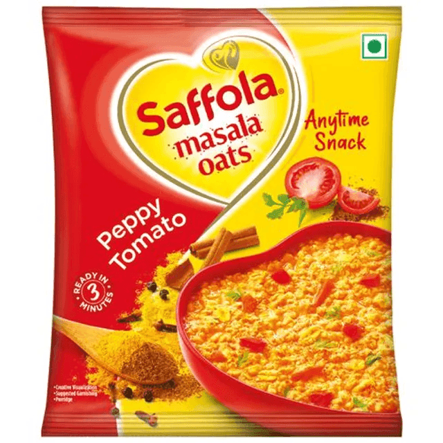 saffola peppy tomato masala oats 38 gm
