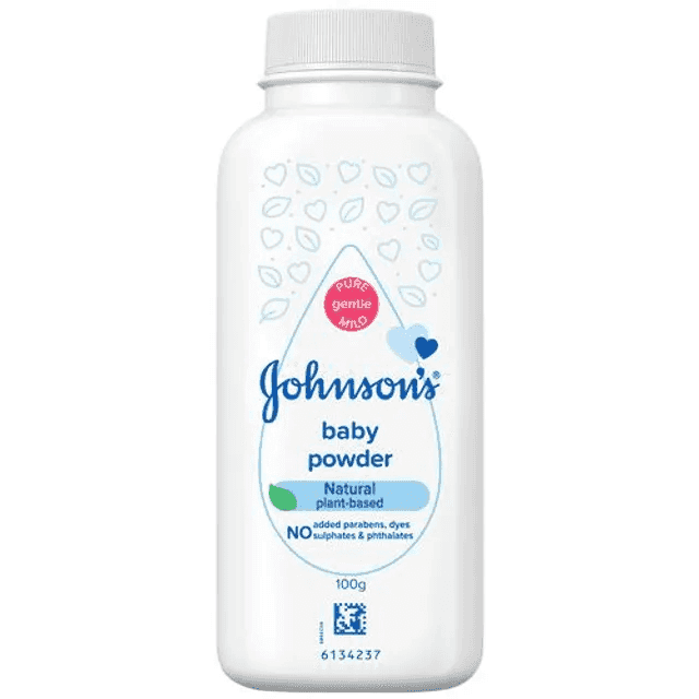 johnson's baby powder 100 gm