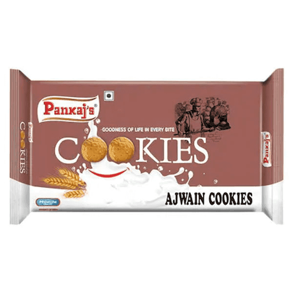 pankaj's ajwain cookies 300 gm (buy 1 get 1 free)