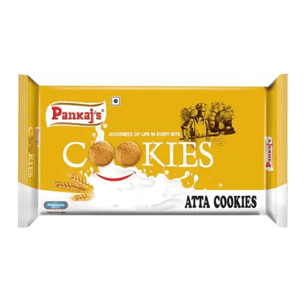 pankaj's atta cookies 300 gm (buy 1 get 1 free)