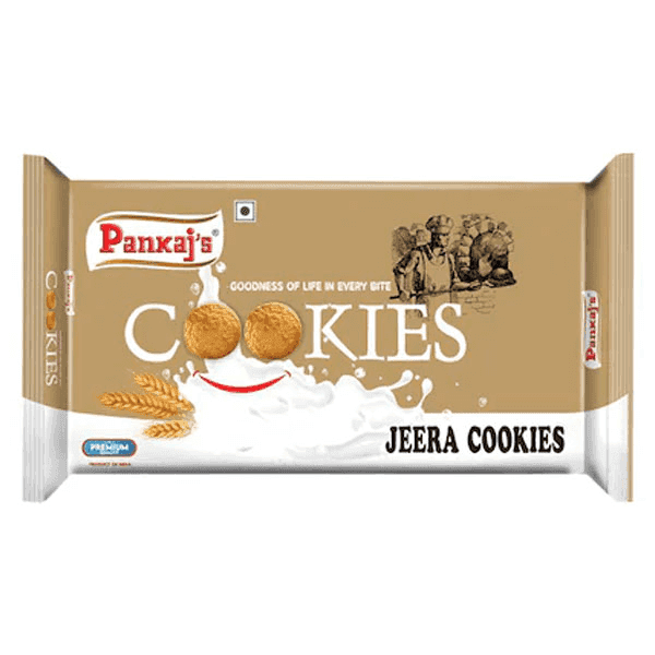 pankaj's jeera cookies 300 gm (buy 1 get 1 free)
