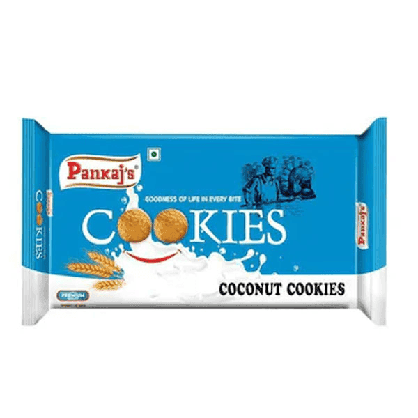pankaj's coconut cookies 300 gm (buy 1 get 1 free)