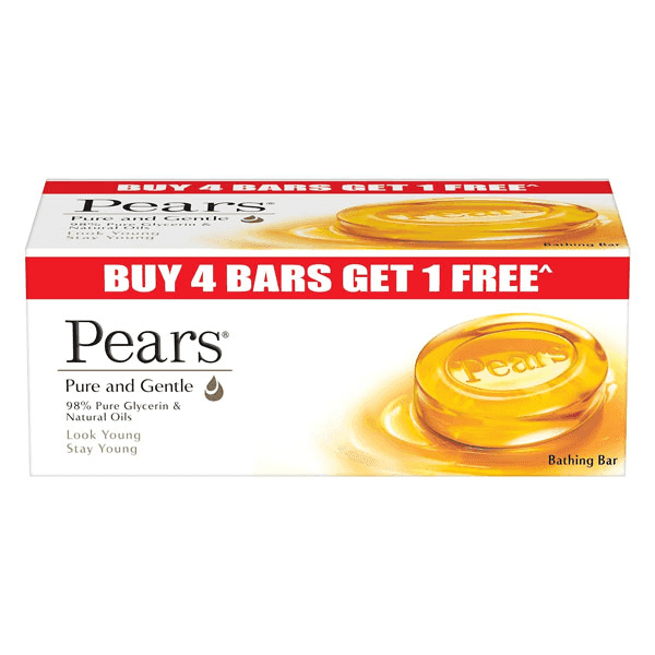 pears pure and gentle soap set 4*125 gm
