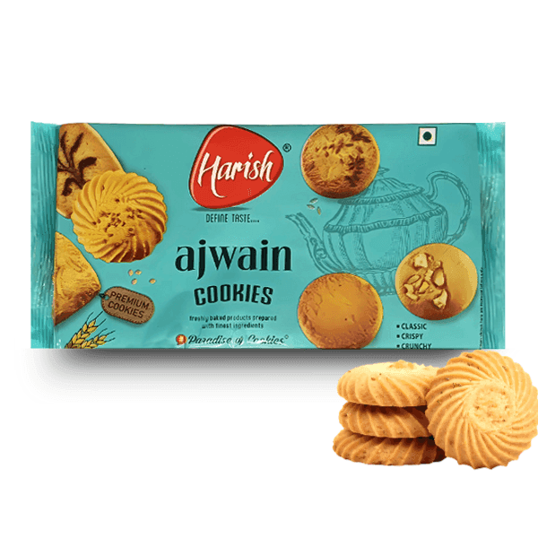 harish ajwain cookies 400 gm 