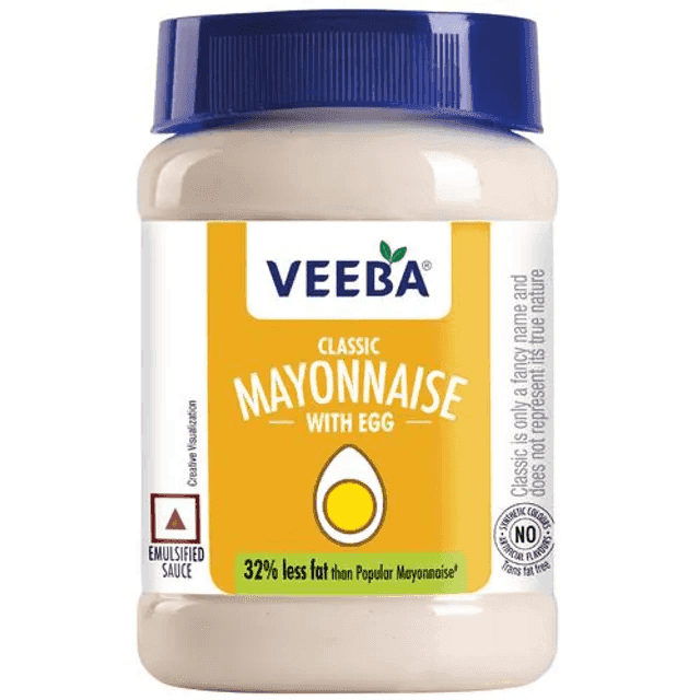 veeba classic mayonnaise with egg 250 gm