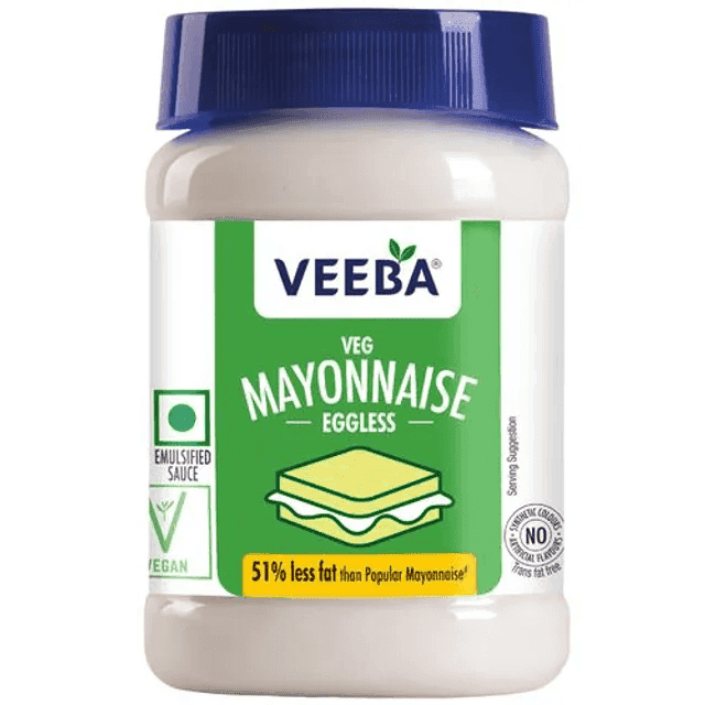 veeba veg mayonnaise eggless 250 gm
