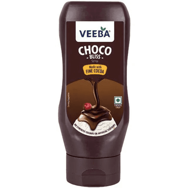 veeba choco bliss syrup 380 gm