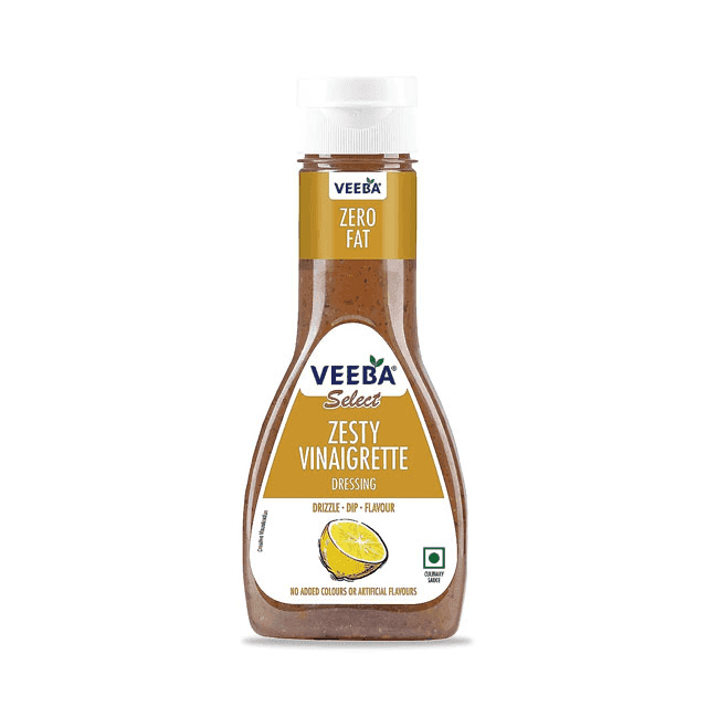 veeba zesty vinaigrette dressing 320 gm