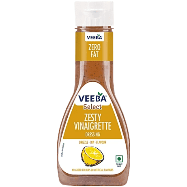veeba zesty vinaigrette dressing 320 gm