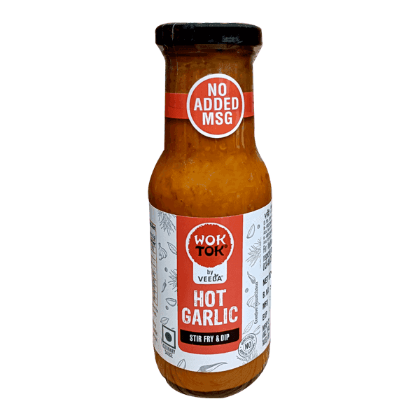 veeba hot garlic stir fry & dip 230 gm