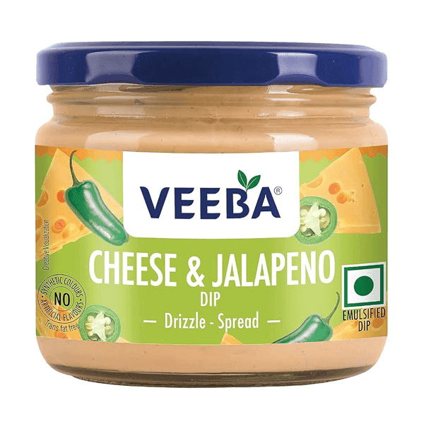 veeba cheese & jalapeno dip 300 gm