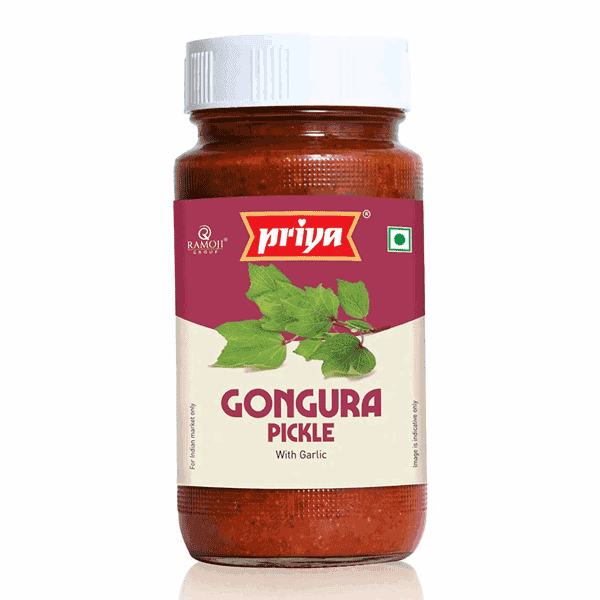 priya gongura pickle without garlic 300 gm