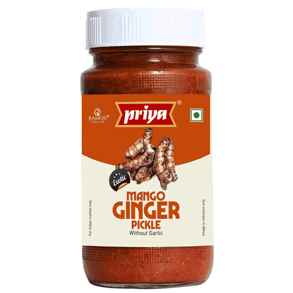 priya mango ginger pickle without garlic 300 gm