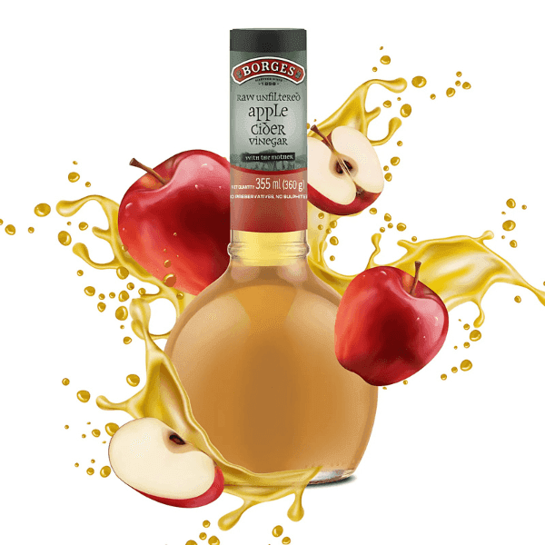 borges organic apple cider vinegar 355 ml