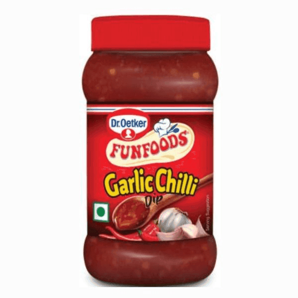 funfoods garlic chilli spread & dip 250 gm
