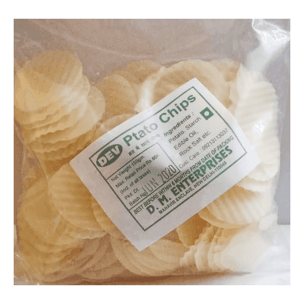 dev potato chips 150 gm