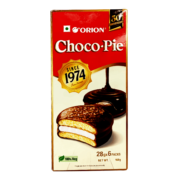 orion choco pie 6 packs*28 gm