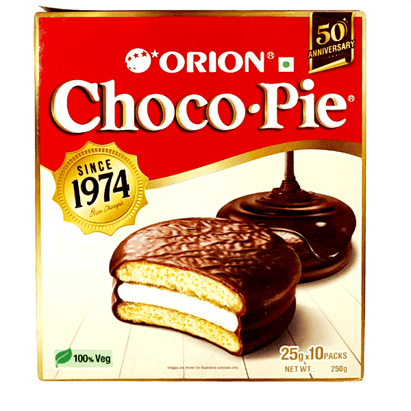orion choco pie 10 packs*25 gm