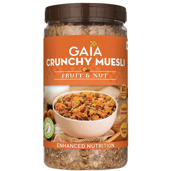 gaia crunchy muesli fruit & nut 1 kg