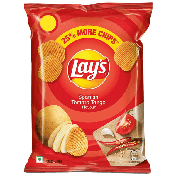 lay's spanish tomato tango potato chips 48 gm