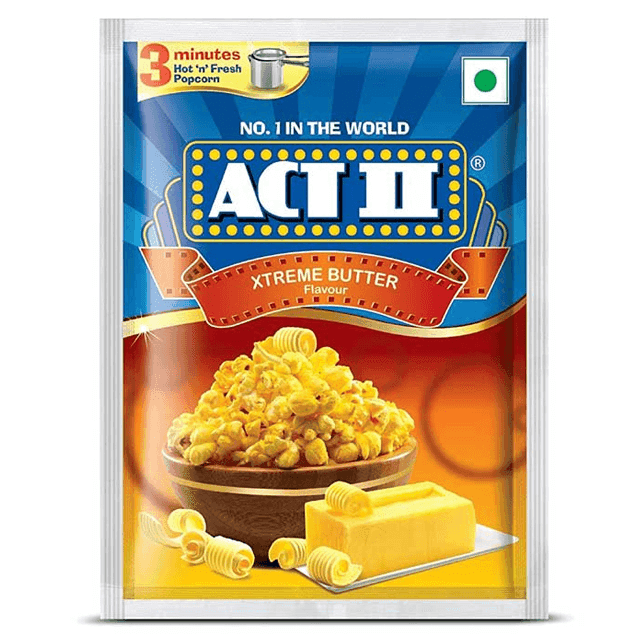act 2 xtreme butter flavour popcorn 70 gm