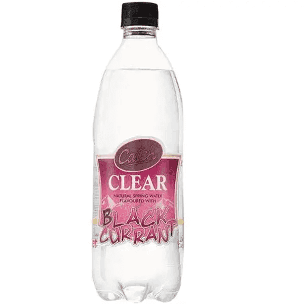 catch clear black currant soda 750 ml