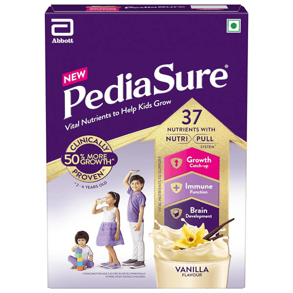 pediasure vanilla flavour (2-6 years old) 375 gm