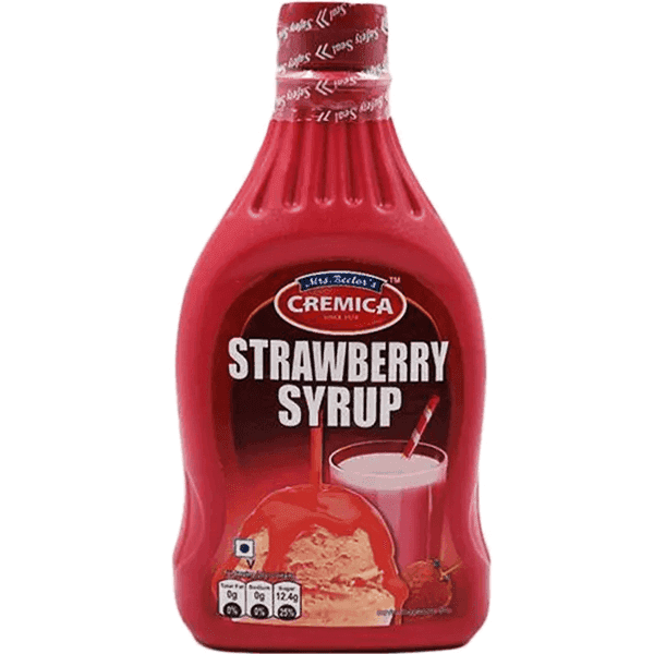 cremica strawberry syrup 625 gm