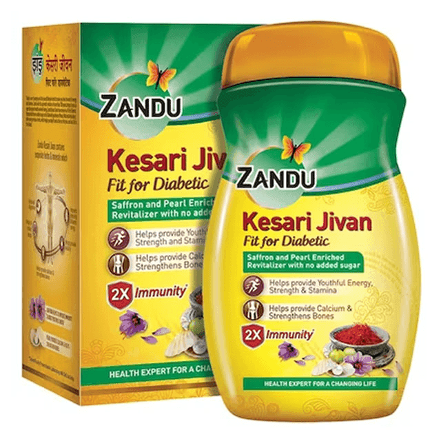 zandu kesaria jivan 900 gm (fit for diabetic)