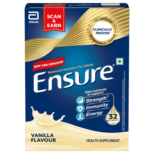 ensure vanilla flavour health supplement 375 gm