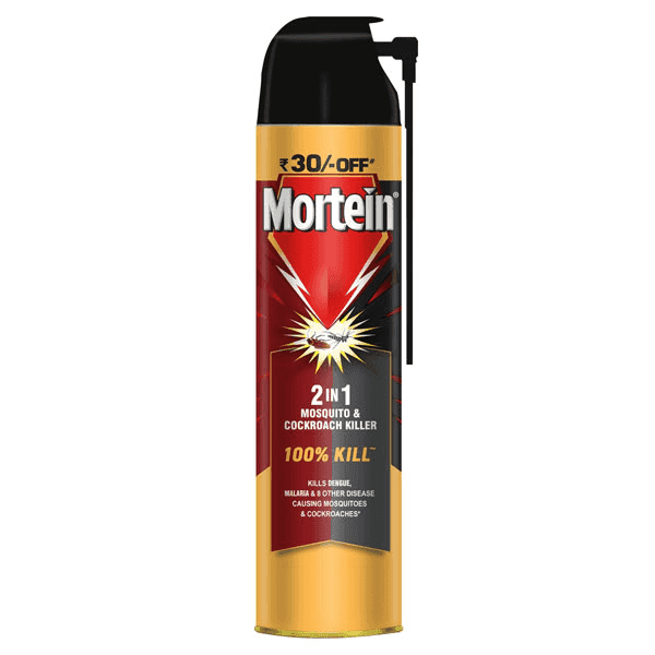 mortein 2in1 cockroaches & mosquitoes insect killer spray 400 ml 