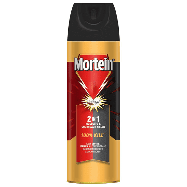mortein 2in1 cockroaches & mosquitoes insect killer spray 200 ml 