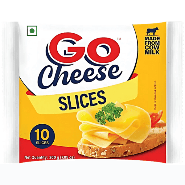 go cheese slices 10 pcs 200 gm (buy 1 get 1 free)