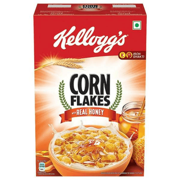 kellogg's real honey corn flakes 300 gm (box)