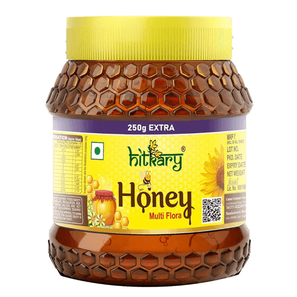 hitkary honey 500 gm (250 gm + 250 gm extra)