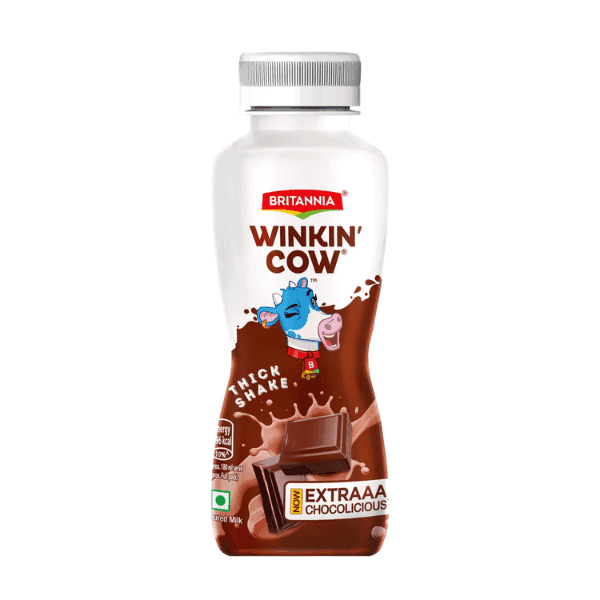 britannia winkin' cow strawberry thick shake 180 ml