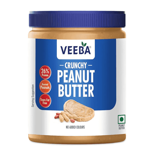 veeba crunchy peanut butter 340 gm