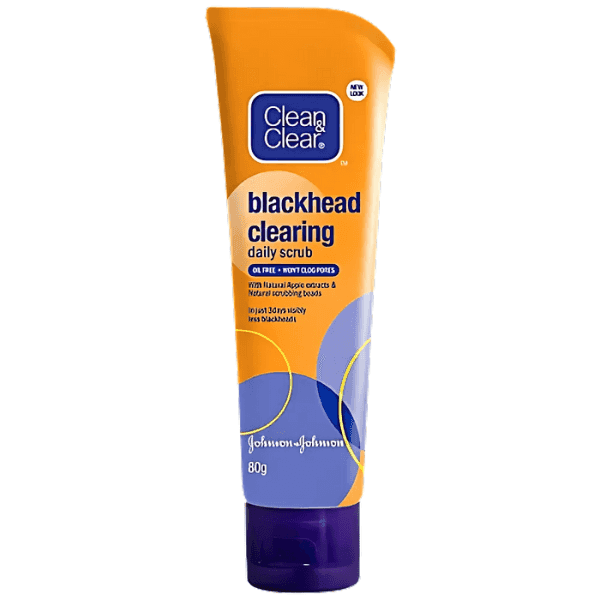 clean & clear blackhead clearing daily scrub 80 gm