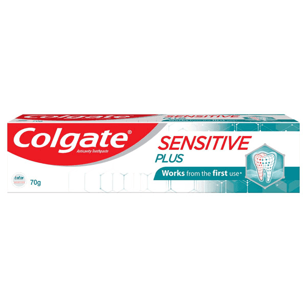colgate sensitive plus tooth paste 70 gm