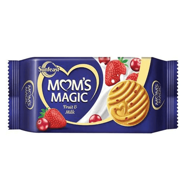 sunfeast mom's magic fruit & milk cookies 197 gm