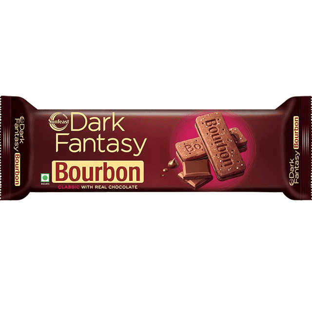 sunfeast dark fantasy bourbon chocolate biscuits 139.5 gm