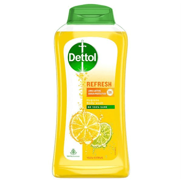 dettol refresh yuzo citrus hygiene body wash 250 ml