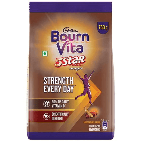 cadbury bourn vita 5 star magic 750 gm (pouch)