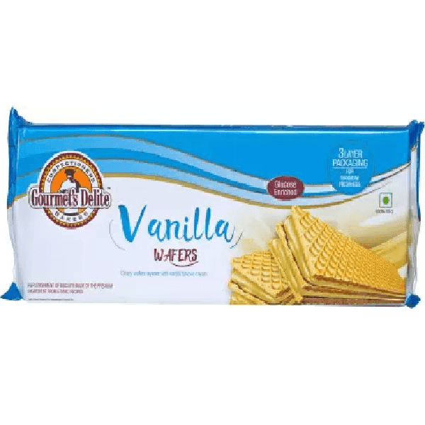 gourmet's delite vanilla wafers 130 gm 