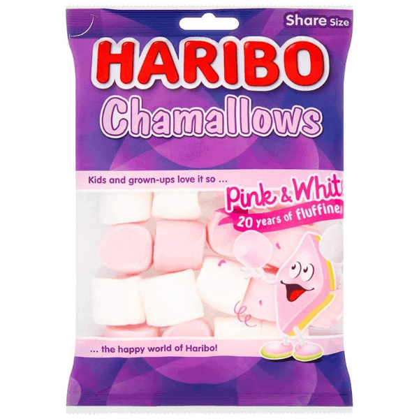haribo chamallows (pink & white) (imp) 140 gm 