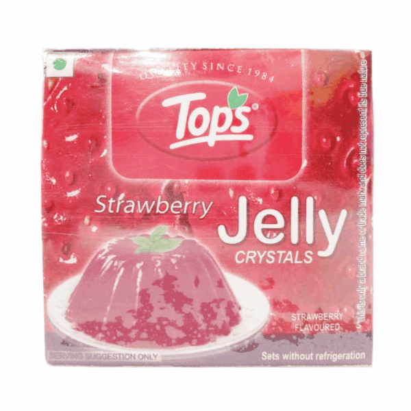 tops strawberry jelly crystals 90 gm