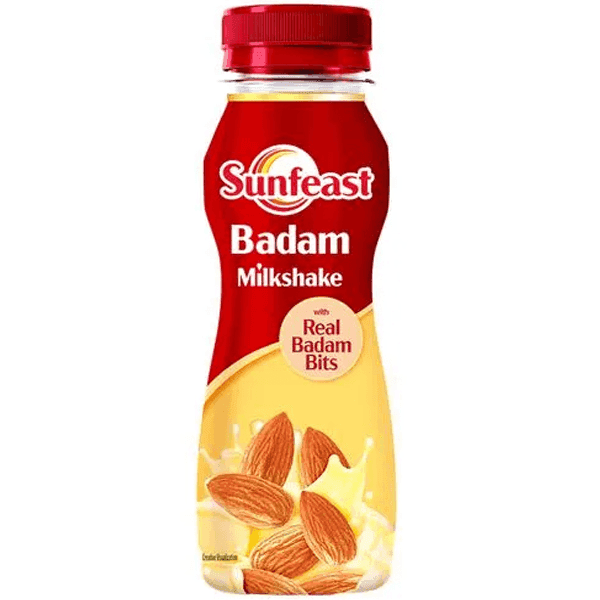 sunfeast badam flavoured milk 180 ml