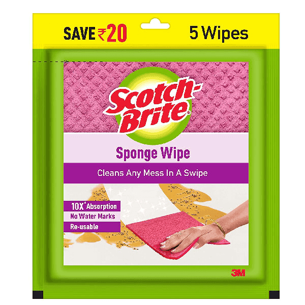 scotch brite sponge wipes 5 unit