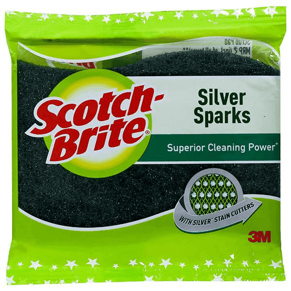 scotch brite silver sparks scrub pad (big) 1 unit 
